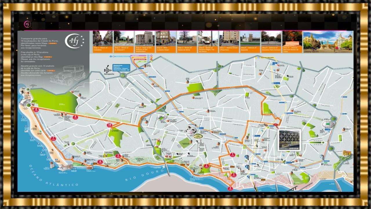 Hotel Jaguar Oporto - Airport To Hotel And City Center And Vice-Versa Is A Free And Continuous Shuttle Service From 7Am To 8Pm Esterno foto